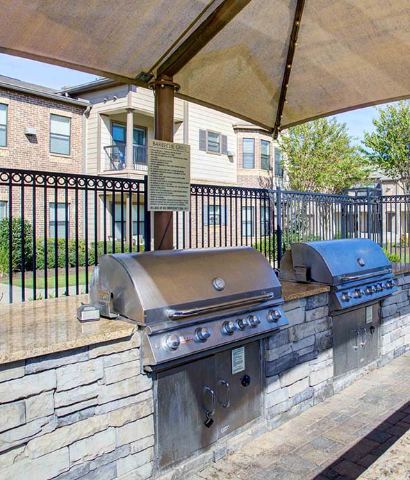 Community Amenities featuring two outdoor grilling stations