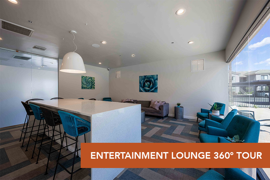 Amenity 360 tour Entertainment Lounge