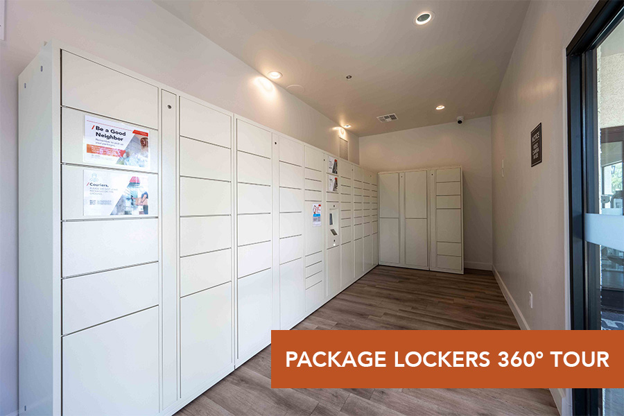 Amenity 360 tour Package Locker